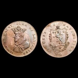 England Lincolnshire D&H 3b Sleaford 1794 Conder Halfpenny Scarce